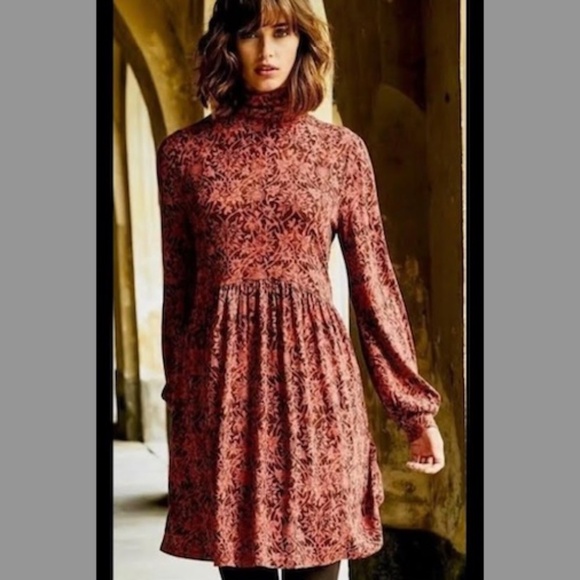 Peruvian Connection Willowmead Floral Pima Cotton Blend Midi Dress Size Medium - Picture 2 of 11